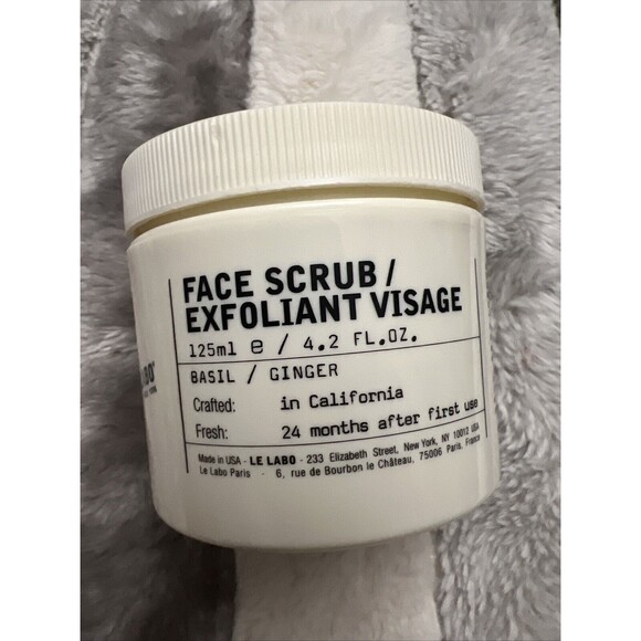 Le Labo Face Scrub Exfoliant Basil/Ginger~125ml/4.2 oz~Full Size,Brand New - Picture 1 of 4